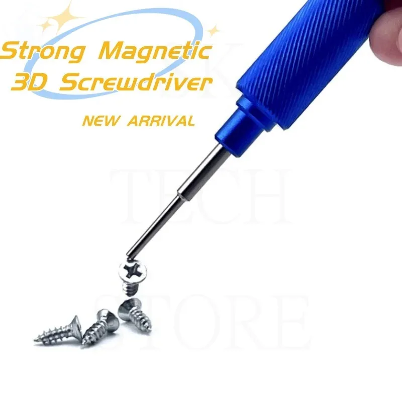 SW-8057 Набор 3D Max отверток Y0.6 0.8 1.5 2.5 T2 для iPhone, ремонта ноутбуков, часов и очков, набор сильных магнитных отверток