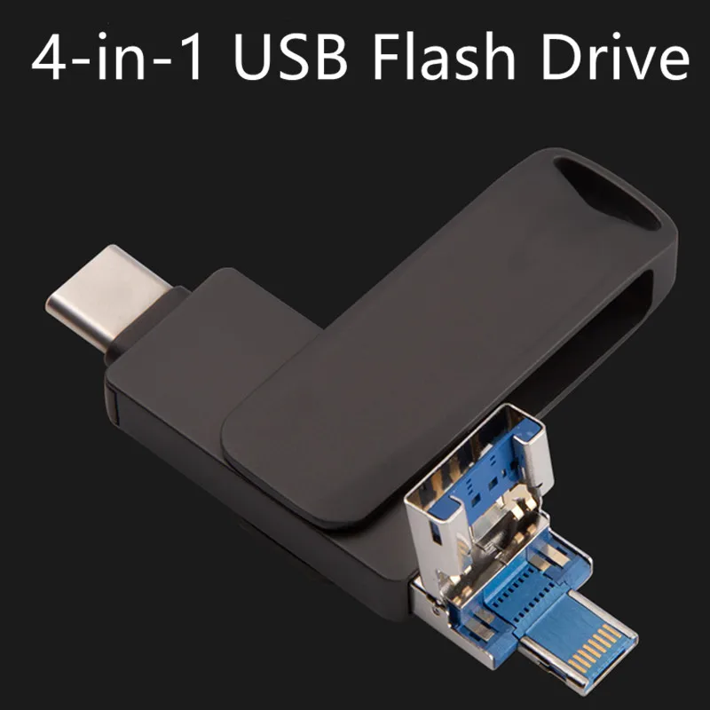 Фото Флеш-накопитель 64 Гб OTG 128 ГБ Type C USB 3,0 для iphone 15 14 13 12 X, внешняя карта памяти для смартфона, MacBook планшета №5