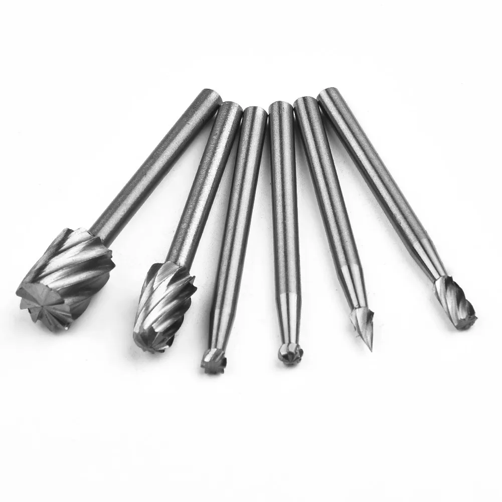 Набор сверл Dremel, комплект из 6 Мини-фрез из быстрорежущей стали, для работ по дереву и металлу