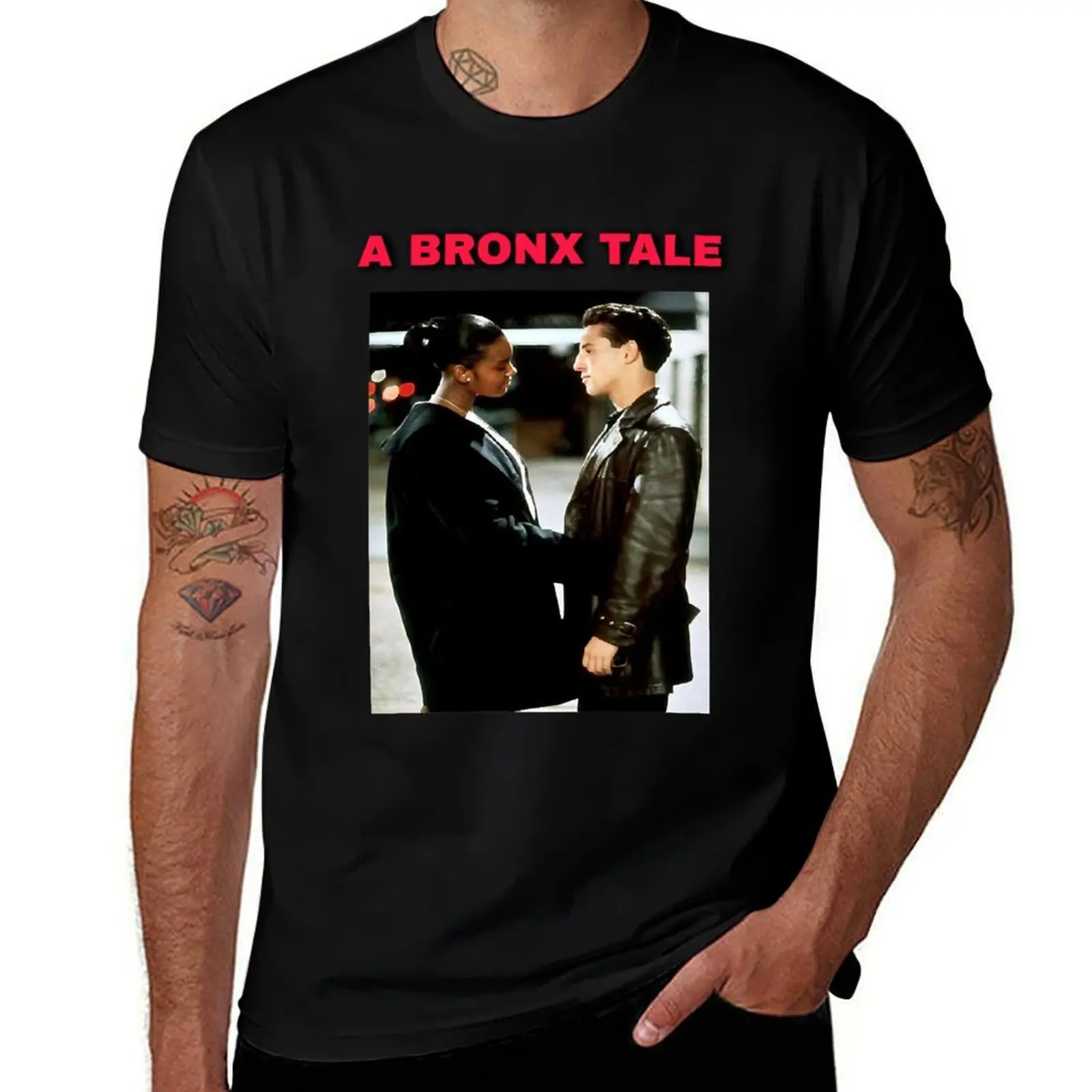 Футболка A BRONX TALE, мужская футболка, хлопковая футболка, комплект футболок