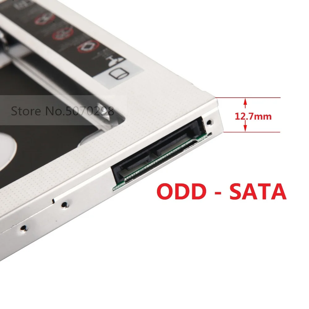 12,7 мм 2-й жесткий диск SSD, оптический отсек, рамка Caddy для Sony Vaio VGN-FW51MF VPCEB1M1R VGN-CS11Z VPCF234FD VPCEE2E1E VPCF13M4E
