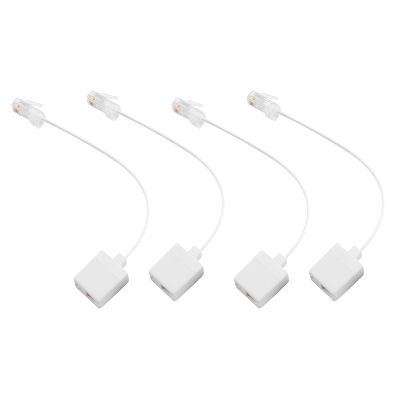 Горячее предложение-4 разъема 8P4C / RJ45 Male RJ11 6P4C к гнезду M / F адаптер телефонный Ethernet