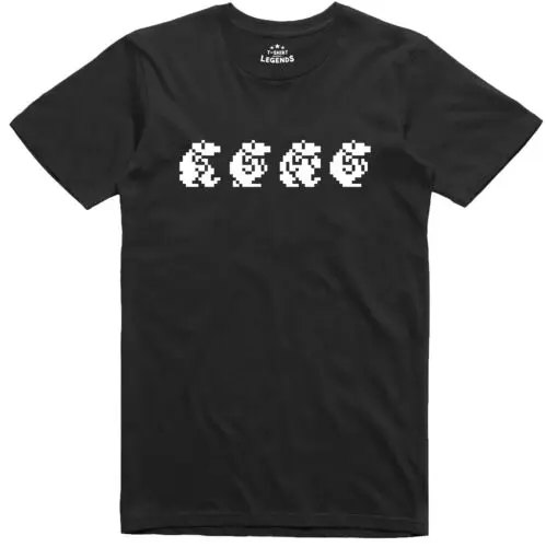 Официальная Лицензия Monty Verruga Spectrum 48k Camiseta Comodoro 64 8 Bit
