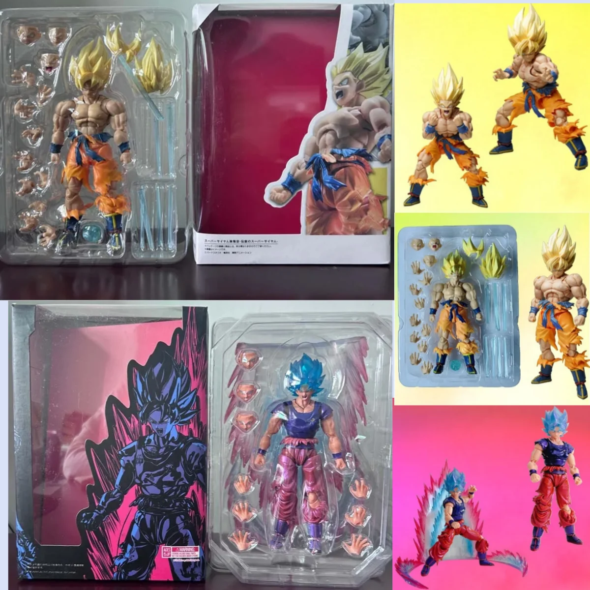 Shf Dragon Ball Z Son Goku Легендарная фигурка ПВХ Подвижная коллекция Аниме 17 см Супер Сайян Какаротто Фигурка Модель игрушки