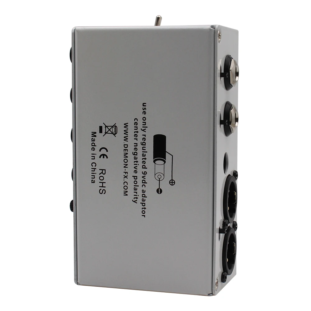 Фото НОВЫЙ Demonfx SIMPLE DI Box, симулятор педали эффектов, предусилитель, усилитель мощности, педаль, стерео кабина, симулятор для электрогитары №2