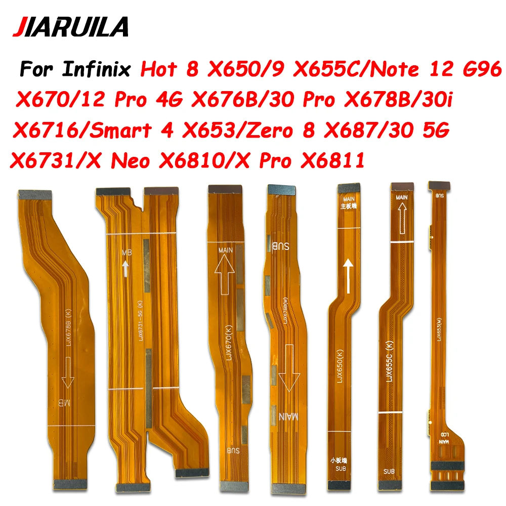 20 шт., гибкий кабель для Infinix Hot 8 9 11 20S 30 X6821 X655C X662 Smart 4 X653C Zero X