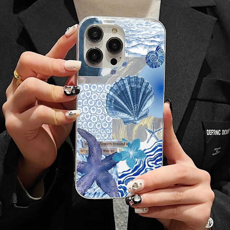 Чехол для телефона с рисунком океанского элемента для Realme 14 Pro Plus 5G 14X 13 12 11 10 8 8i C75 C71 C67 C65 C63 C61 C55 C51S Cover