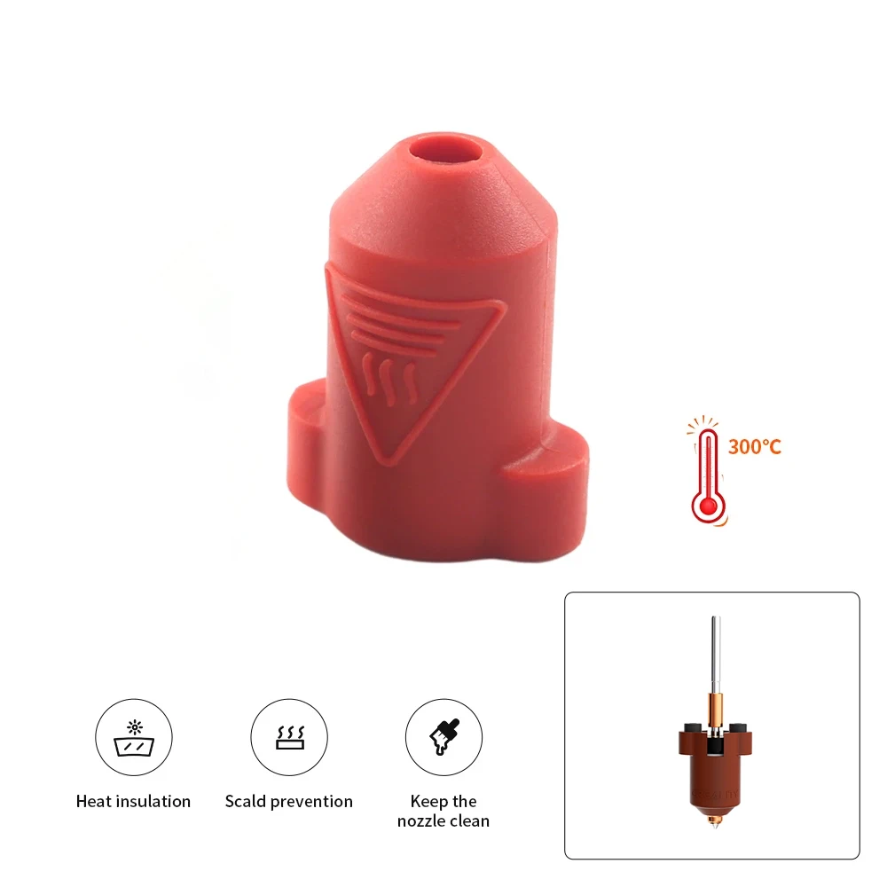 1-5 шт., силиконовые чехлы для 3D-принтера