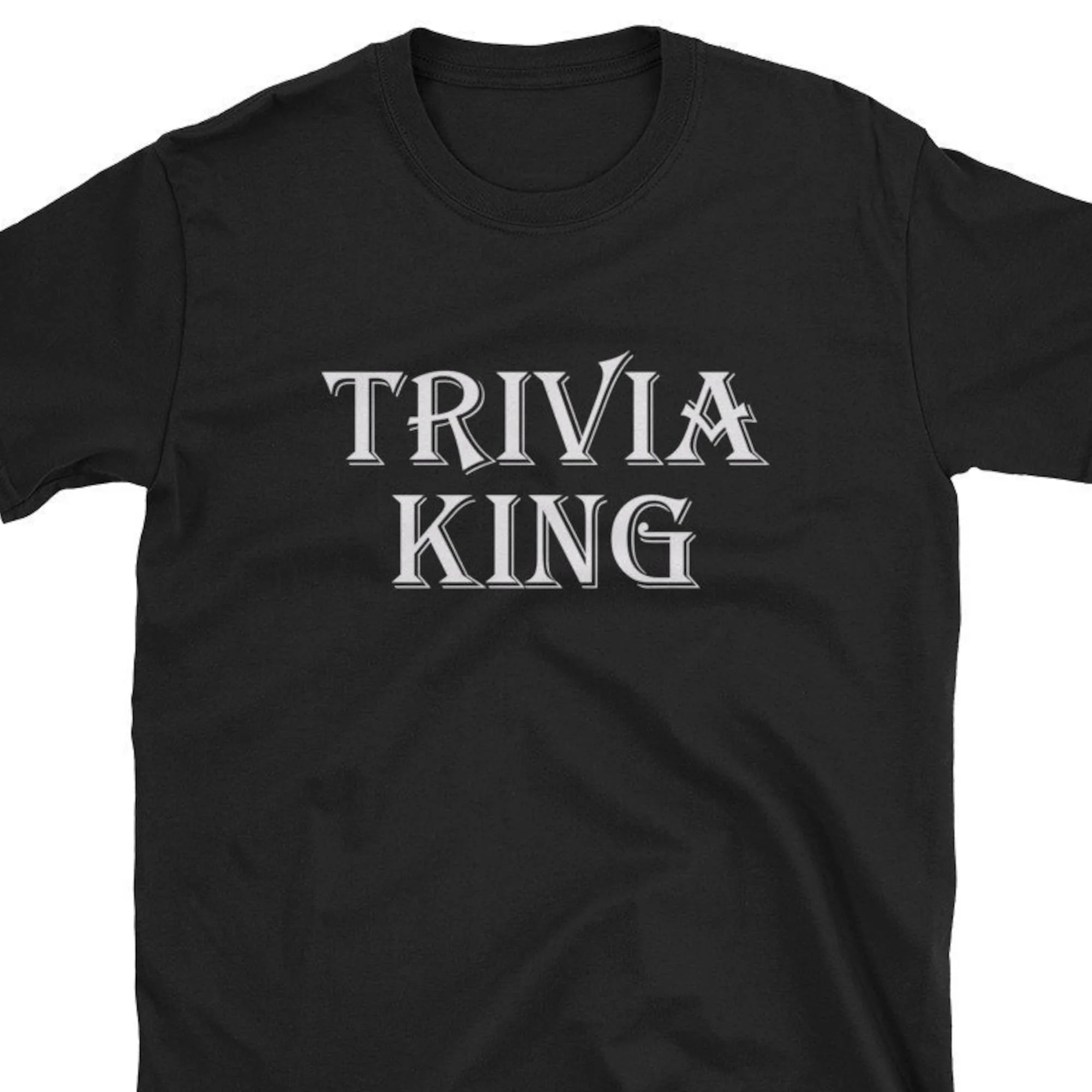 Trivia King Муж папа Футболка-бойфренд