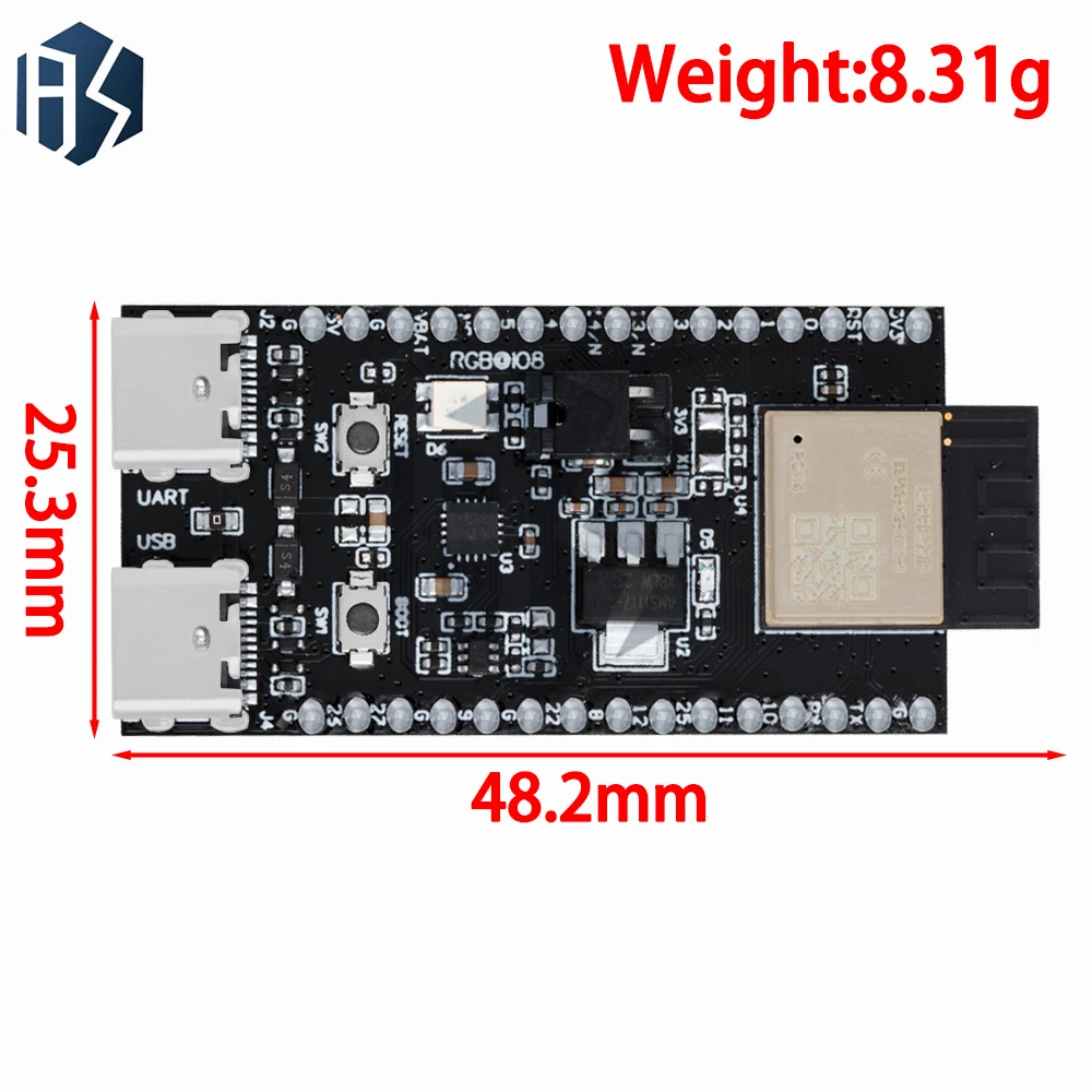 Фото ESP32-H2-DevKitM WiFi+Bluetooth Серия H2 Резьба/Zigbee/BLE ESP32-H2 ESP32-H2-DevKitM-1-N4 ESP32-H2-MINI-1 Для Arduino №3