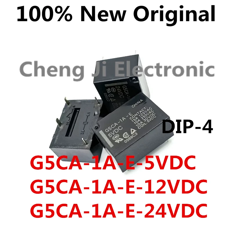 1 шт./лот G5CA-1A-E-5VDC 、G5CA-1A-E-12VDC 、G5CA-1A-E-24VDC DIP-4 новое оригинальное электромагнитное реле G5CA-1A-E