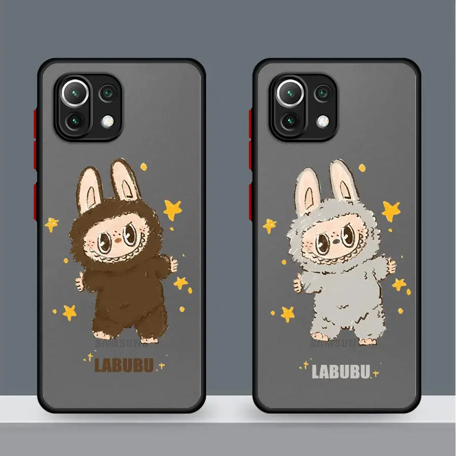 Cute Labubu Phone Case for Xiaomi Mi 9T Pro 10T Pro 11 Lite 5G 11T Pro 11T 12 12X 12T Pro 13 Pro 13 Lite 14 Pro