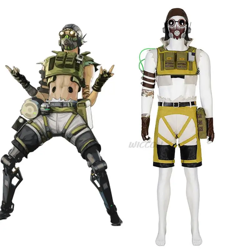 Игра Apex Legends Косплей Octavio Silva костюм Octane костюм с аксессуарами Хэллоуин карнавальные искусственные наряды