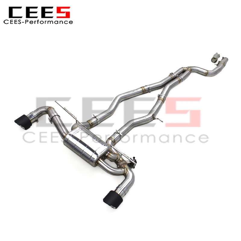 Фото Cees Catback выхлопная труба для Toyota Supra A90/A91 MK4/MK5 3.0T 2020-2024, глушитель клапана выхлопной трубы из нержавеющей стали №3