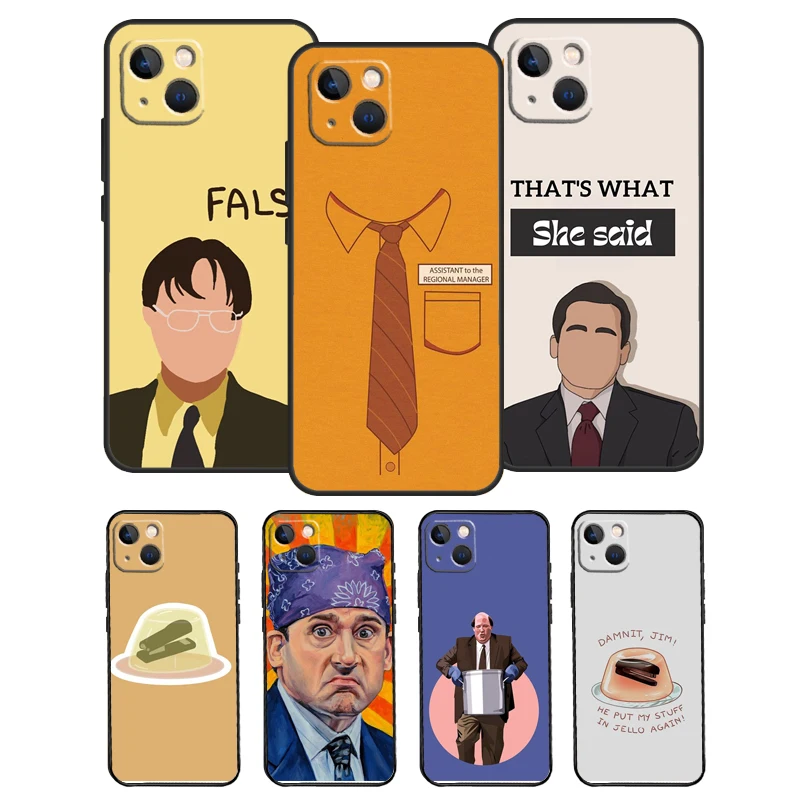 Чехол для телефона Office Dunder Mifflin для iPhone 15 Pro Max 14 13 12 11 16 Pro Max mini XR 15 16 Plus 16e, задняя крышка