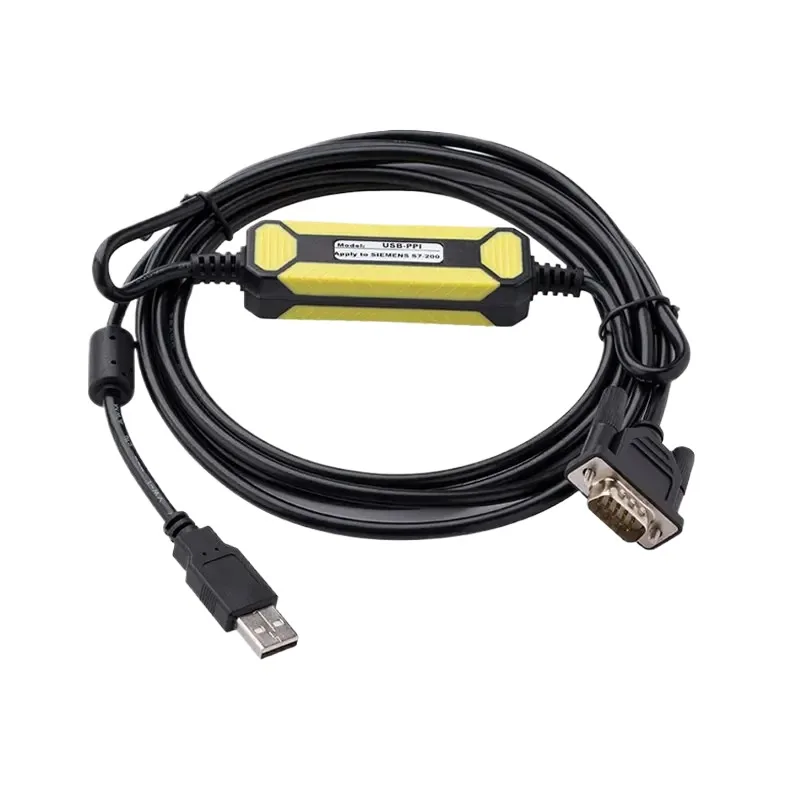 PC-PPI USB-PPI Подходит для Siemens S7-200 Кабель для программирования ПЛК Линия загрузки USB-адаптер RS232 к RS485