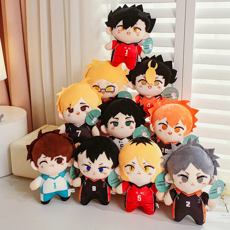 1 шт., 26 см, аниме Haikyuu, серия, плюшевые игрушки, мультфильм Hinata Shoyo Tobio Kageyama Kei Tsukishima, мягкие куклы, коллекция фанатов, подарок