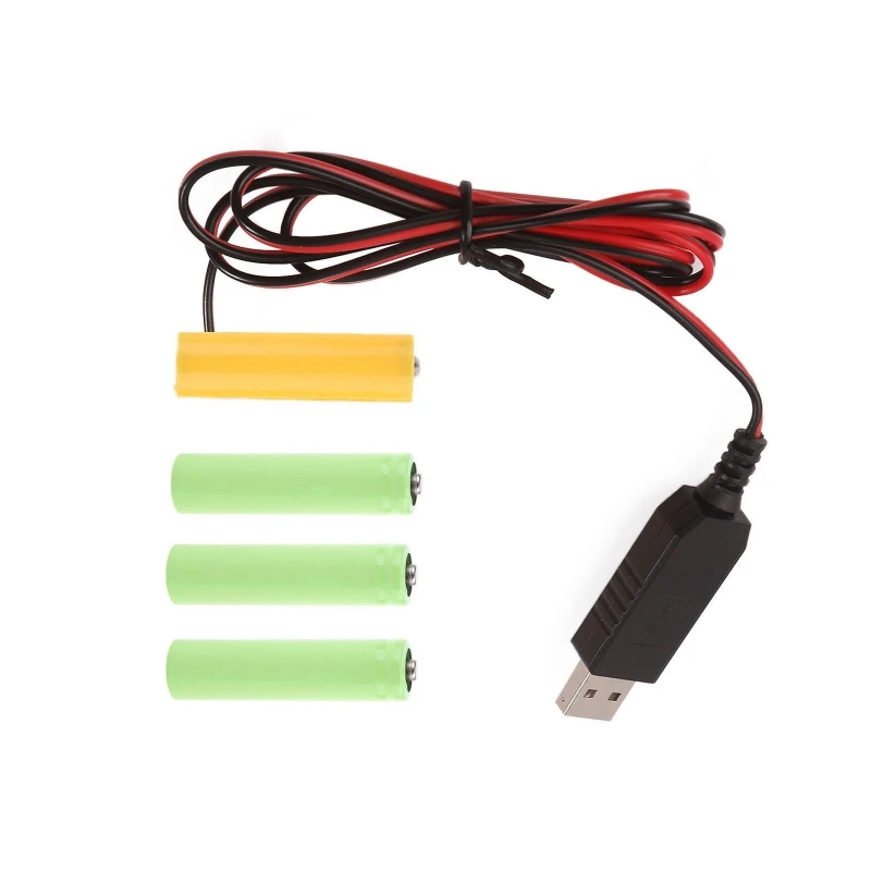 Блоки питания 6 В AA, блок питания USB, замена 4x 1,5 В AA с переключателями, Прямая поставка