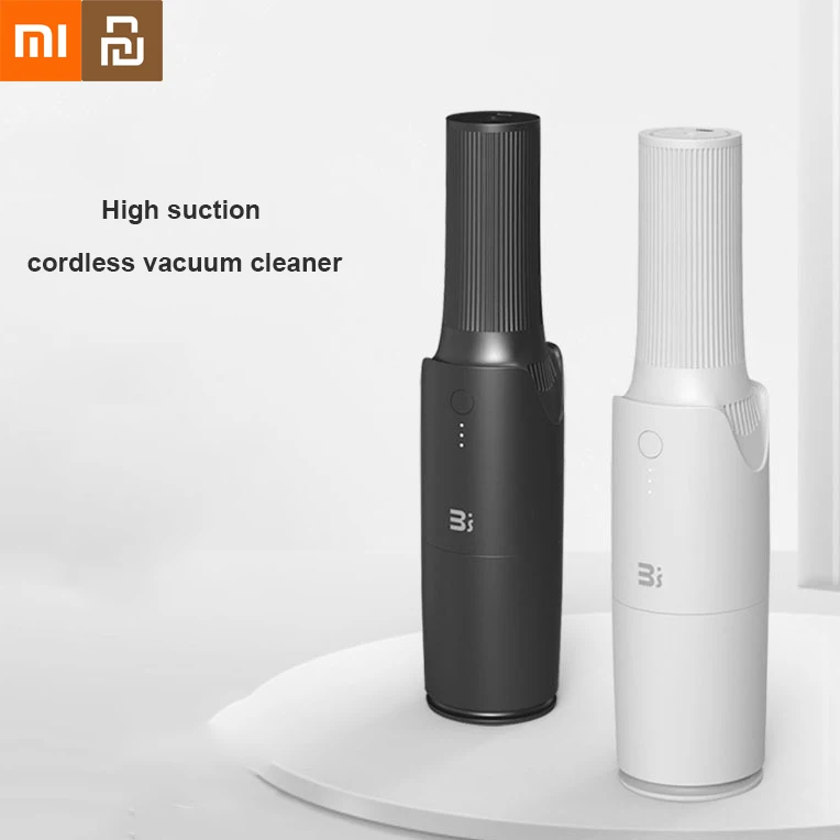 Автомобильный мини-пылесос Xiaomi Youpin, мощный беспроводной портативный мощный пылесос, бытовая техника, Мощное всасывание