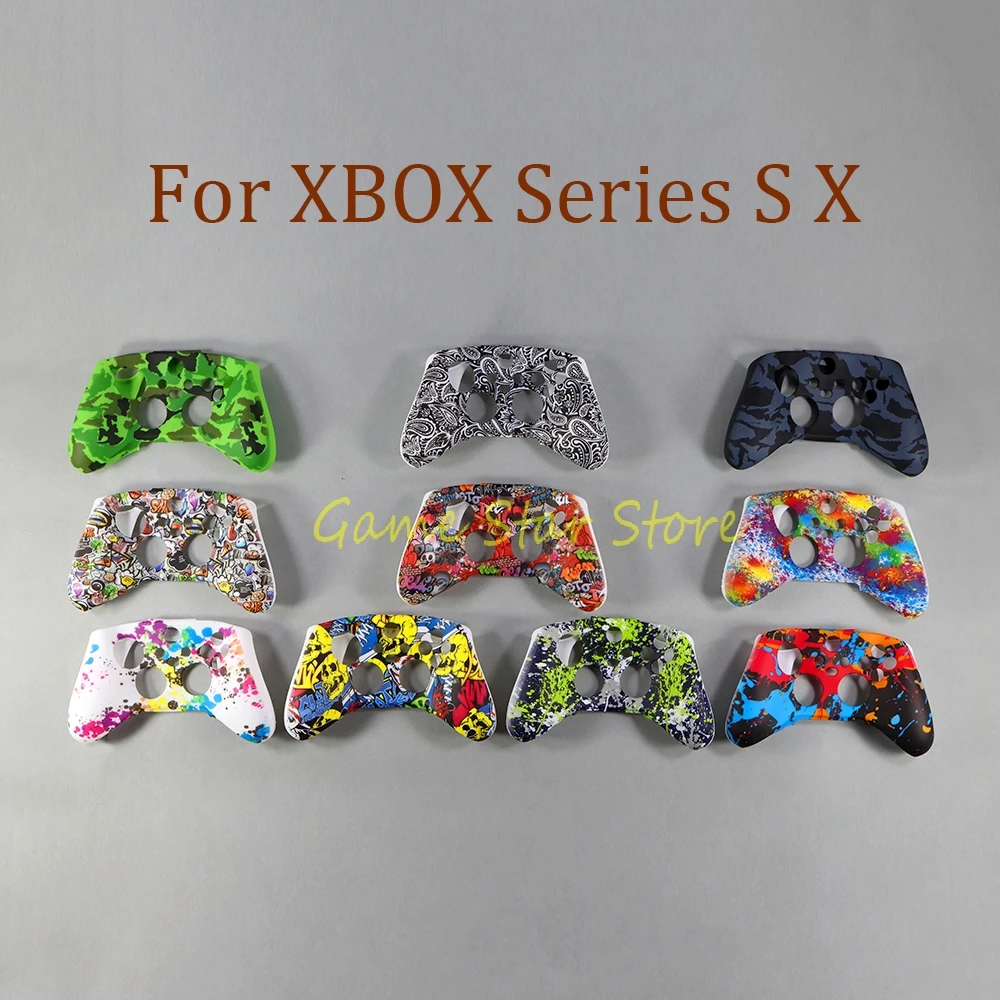 1 шт. защитный чехол для переноса воды для контроллера Xbox Series X S XSX XSS, мягкий силиконовый чехол, чехол с ручками для большого пальца