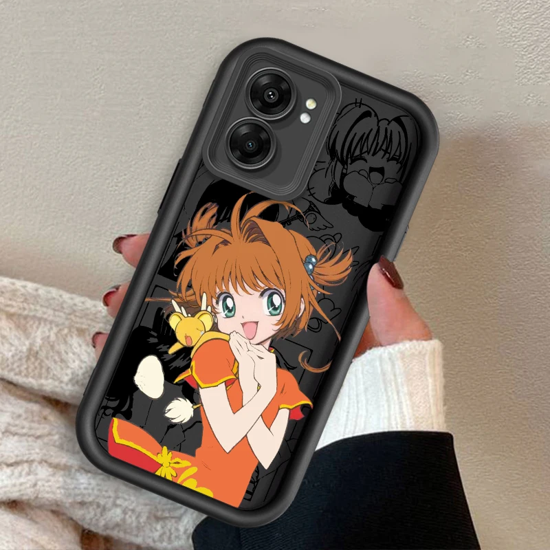Фото C-Cardcaptors sakфкулья милая девушка для OPPO A98 A78 A94 A76 A74 A58 A55 4G 5G A9 A53 2020 A36 чехол для глаз лестница чехлы №5