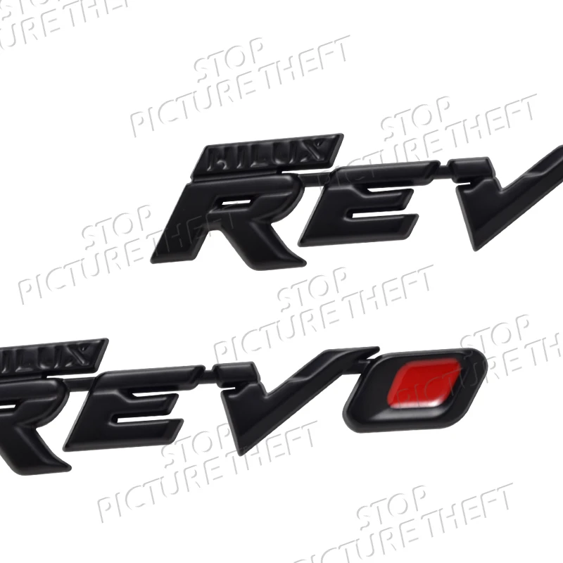 Фото Для нового логотипа Hilux REVO OFF Road 4WD Пикап 3D металлический значок наклейка кузова автомобиля задний багажник эмблема наклейка украшения аксессуары №3