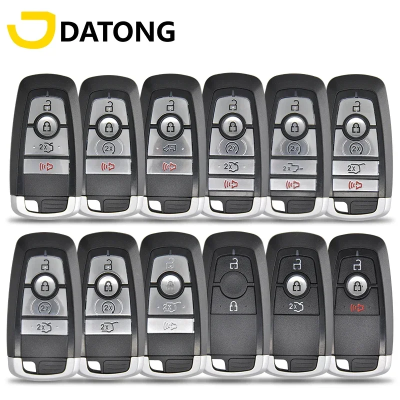Карта памяти Datong World корпус автомобильного ключа дистанционного управления для Ford Edge Explorer DISPATCH Fusion Mondeo, запасная смарт-карта без ключа