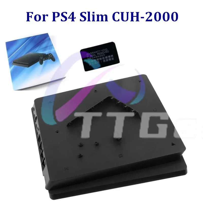 Сменная верхняя и нижняя крышка корпуса для PS4 Slim Console Shell Case CUH 2000, передняя крышка, задняя крышка, черный, белый цвет