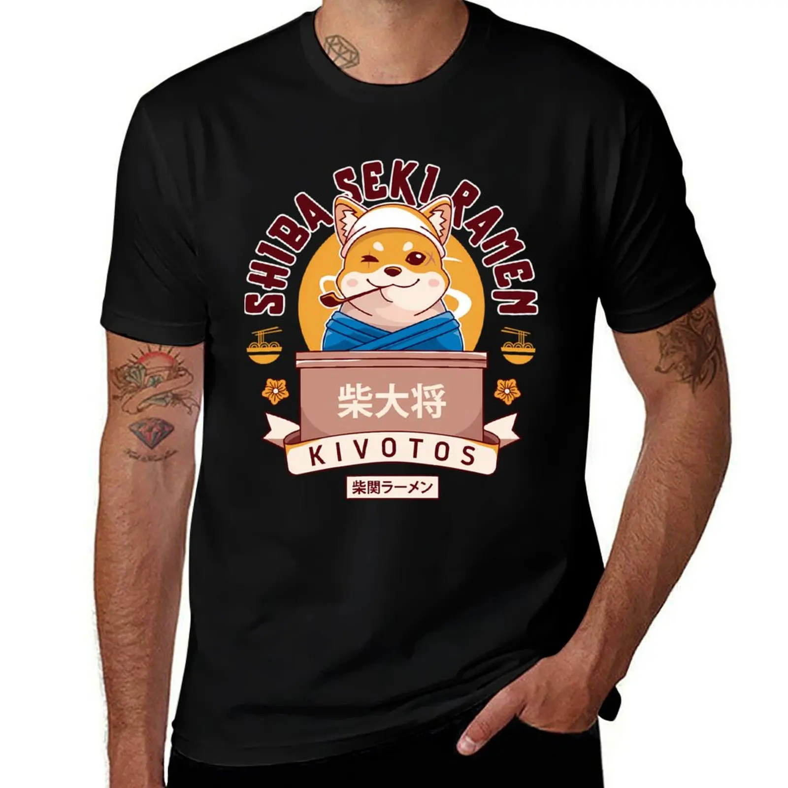 markiiotos Seki Ramen футболка мужские футболки хлопок мужская футболка хлопок 100%