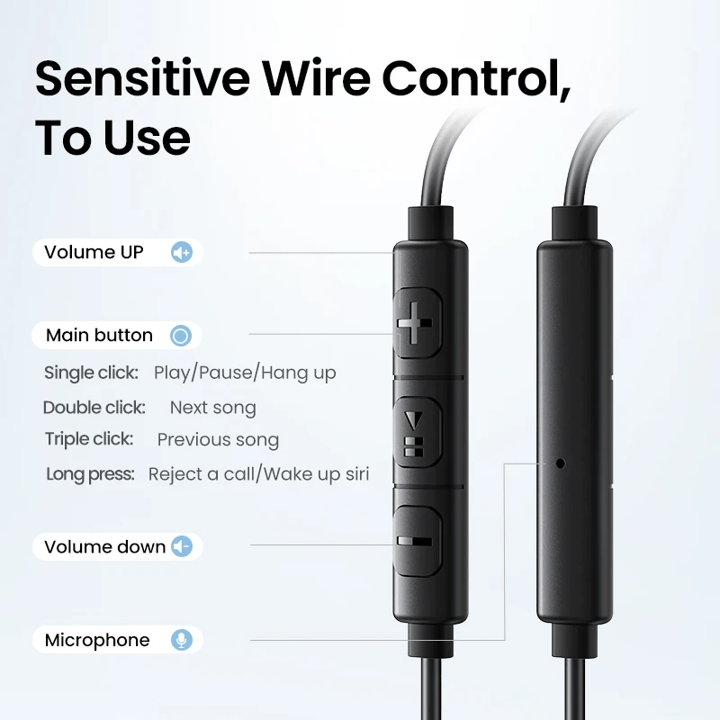 Фото Полуоткрытые проводные наушники UGREEN 3,5 мм USB Type C с микрофоном, проводные наушники, наушники Hi-Fi стерео, для большинства с разъемом 3,5 мм №5