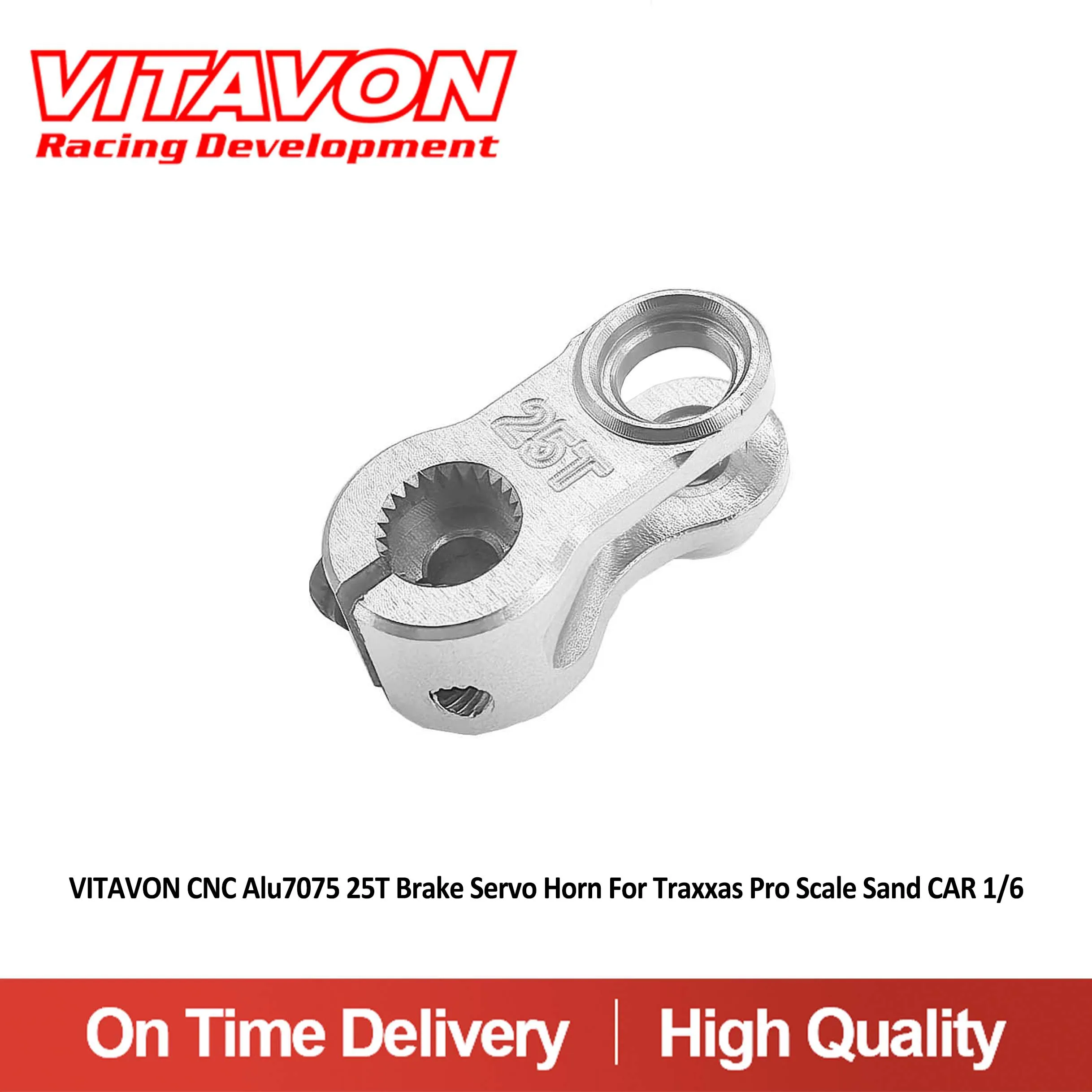 VITAVON CNC Alu7075 25T Тормозной сервопривод для Traxxas Pro Scale Sand CAR 16 (art.: 3920d07b8e842) - 3920d07b8e842