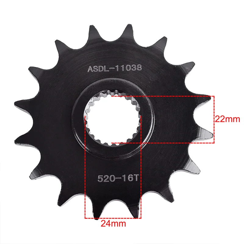 520-цепь, звездочка с 4716 зубьями для BMW F650 GS ST Dakar Sertao Funduro Husqvarna 650 TR Varna Strada Aprilia 650 Pegaso Cube i.e. (art.: 3920ccc69ab1b) - 3920ccc69ab1b