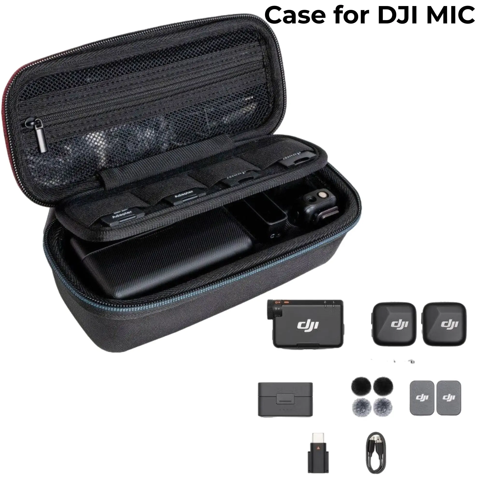 Фото Чехол для микрофона DJI/BOYAMIC/BOYAMINI/BOYA OMIC/BOYA BY-M1/BY-M3/Hollyland Lark M2/M1/C1/Neewer CM28 №3