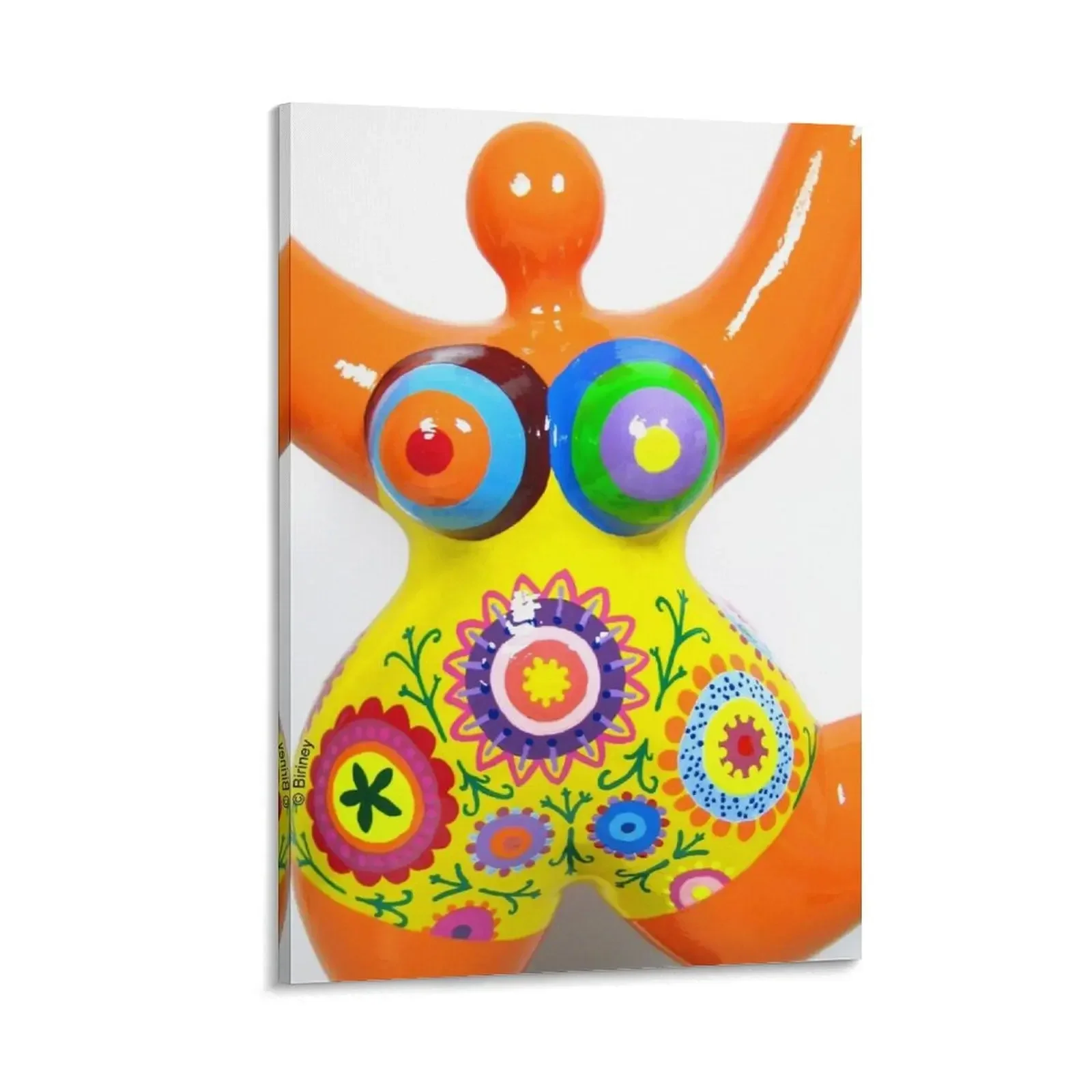 Orange Nana Biriney - hołd Niki de Saint Phalle Холст Картина домашний декор интерьер аниме декор комнаты аниме постеры