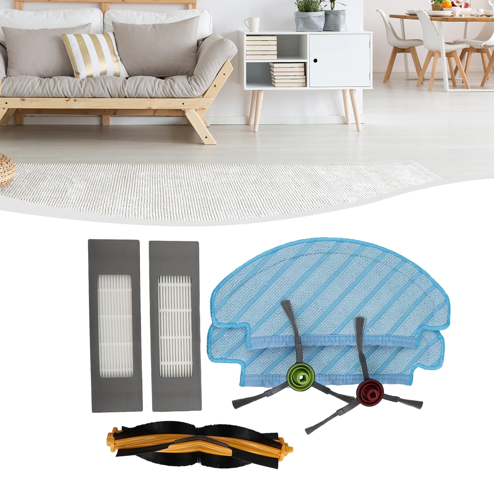 Улучшенная производительность Ecovacs для Deebot N10 для Deebot D10s plus, искусственные материалы, улучшенная мощность