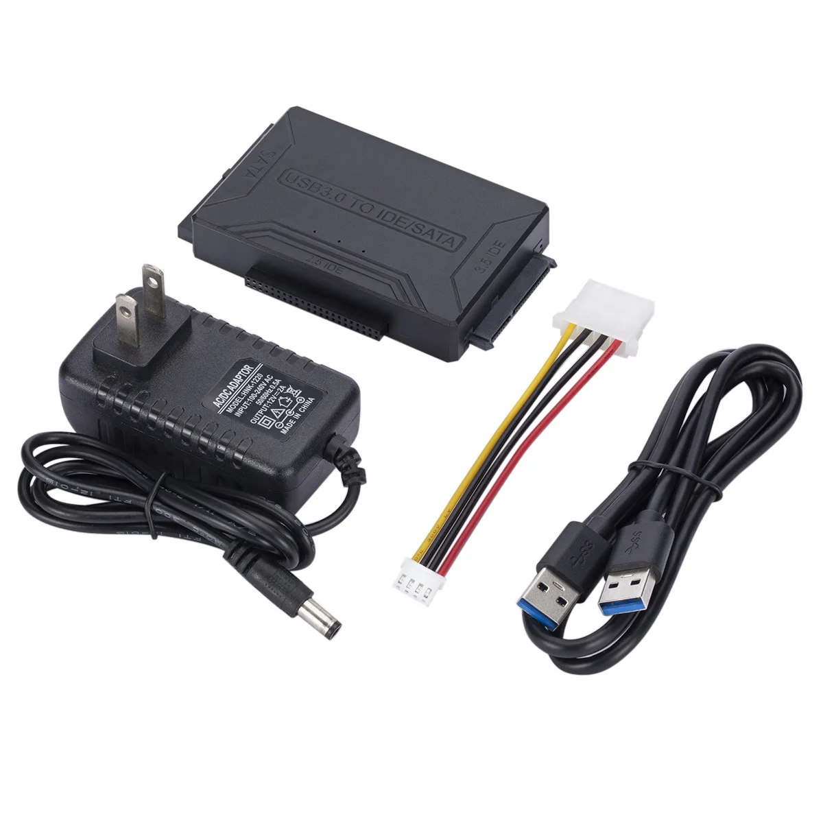 Переходник с USB 3,0 на SATA/IDE, 5 Гбит/с, адаптер SATA/IDE на USB 3,0 для жестких дисков, вилка US/EU/UK/AU для универсального жесткого диска 2,5/3,5 дюйма, SSD