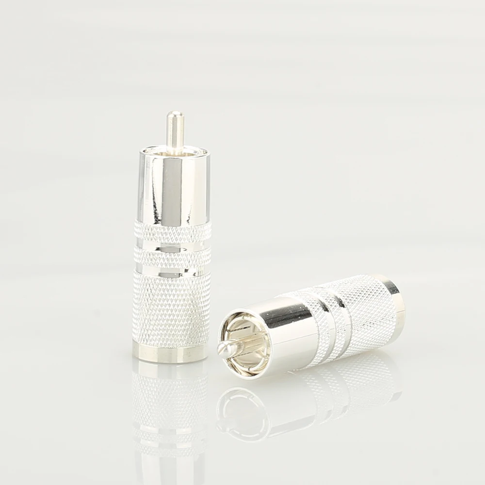 4 шт., посеребренные Аудиоразъемы RCA Hifi «сделай сам» (art.: 3920bf6e215ca) - 3920bf6e215ca