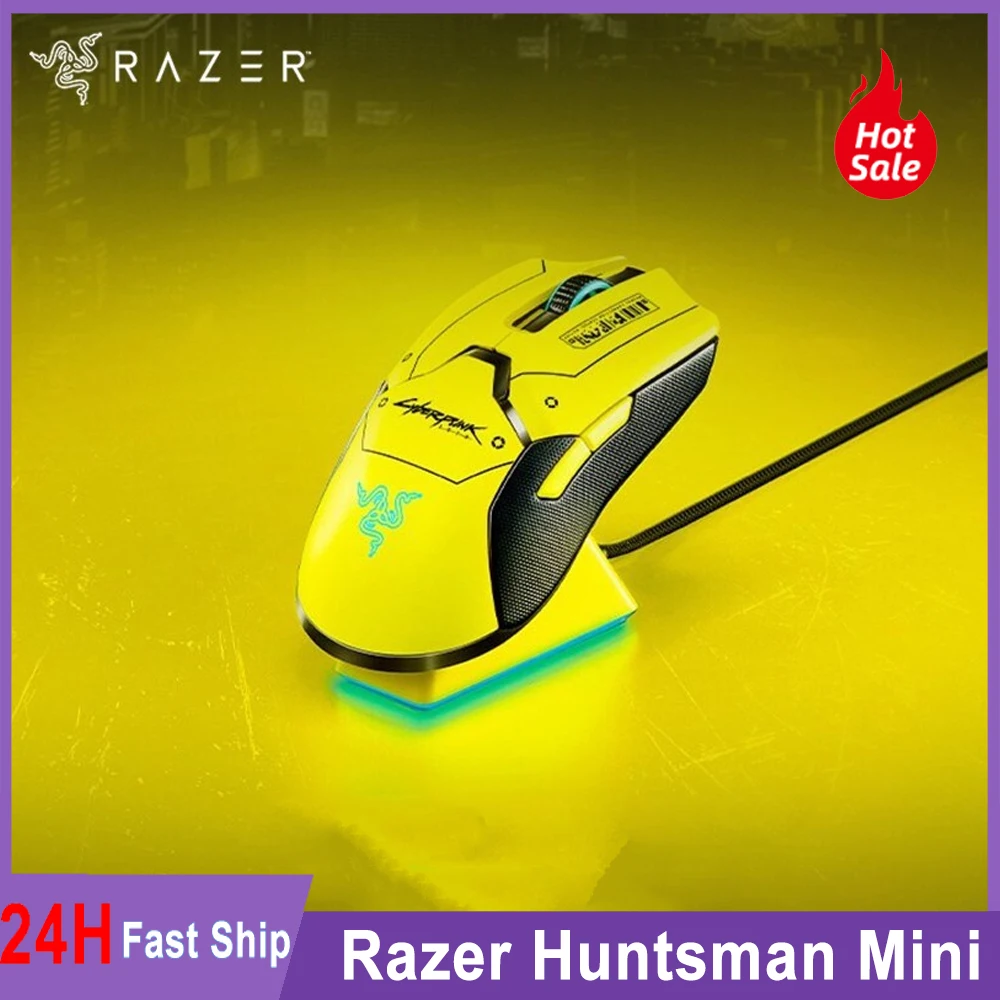 Беспроводная игровая мышь Razer Viper, с оптическим датчиком, 20000 ТНД, зарядная док-станция RGB