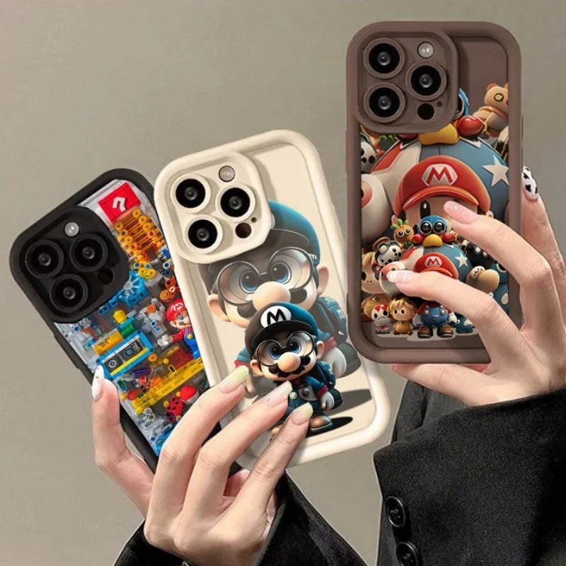 Чехол для телефона Infinix Hot 40i 30i 50 Note 40 GT 20 Pro Smart 9 8 Zero 30 4G TECNO SPARK 20C GO 2025 Чехлы Capa Game Super Mario