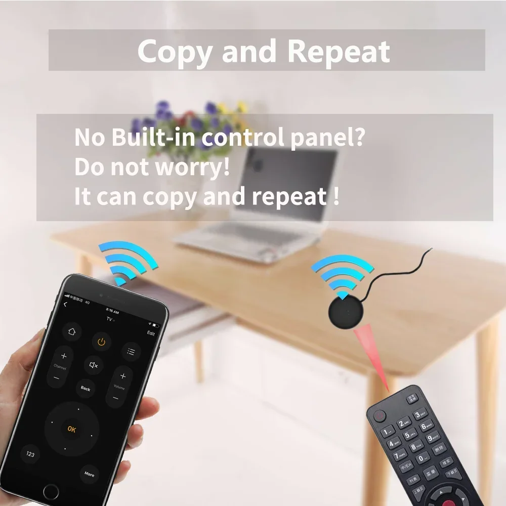Умный ИК-пульт Дистанционного Управления Tuya WiFi Для Телевизора, DVD (art.: 3920cceaae8aa) - 3920cceaae8aa