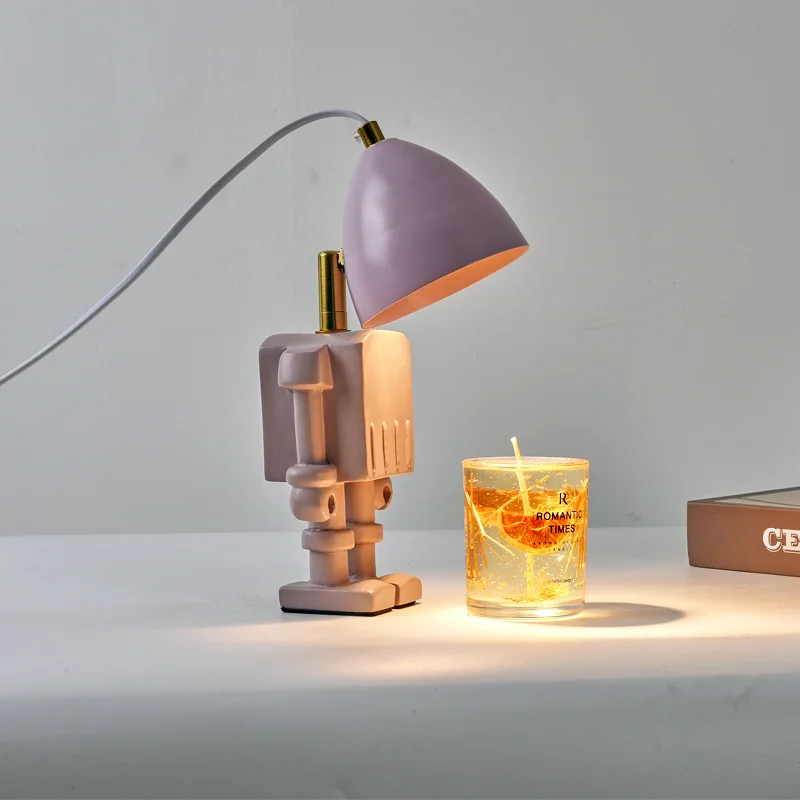 Фото Meja Robot Lampu Mencair Lilin Listrik для верхнего и нижнего освещения №4