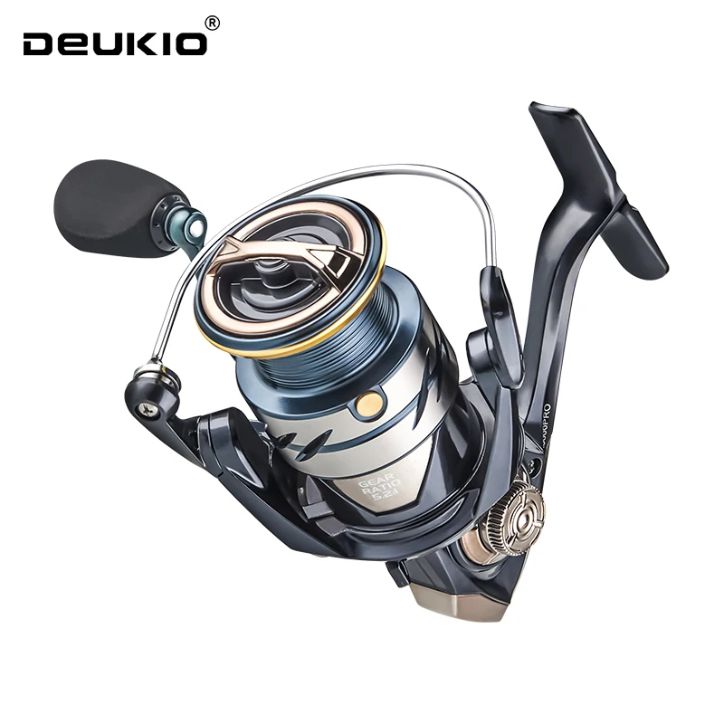 Катушка рыболовная DEUKIO, 5,2: 1, 6 + 1 шарикоподшипник, 18 фунтов