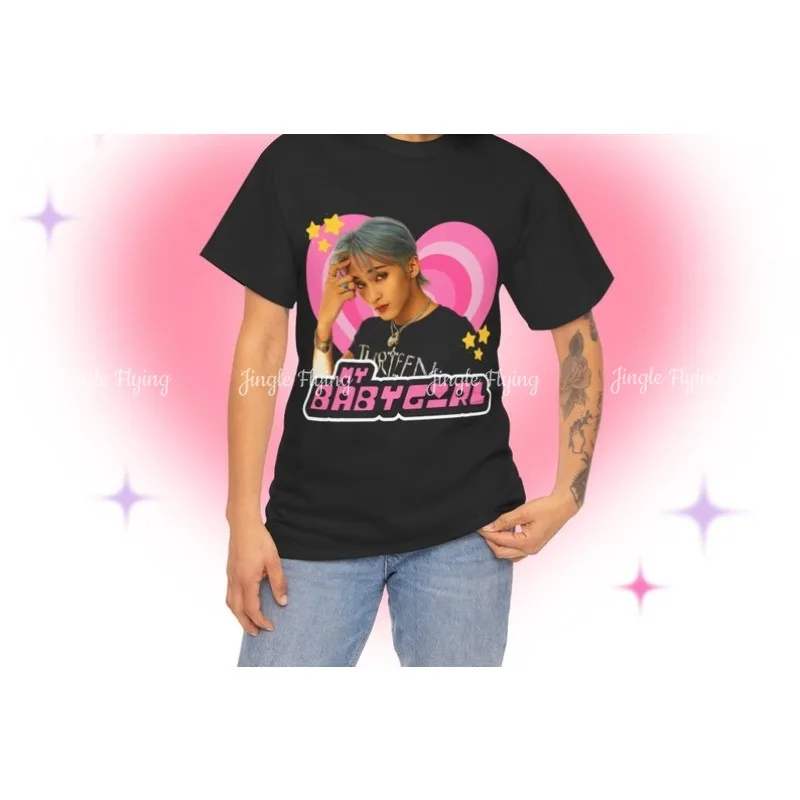 Mark Y2k Babygirl Bootleg Ideas Nctzen Подарок на день рождения Концертный товар Nct 127-Челены Тур Рубашка Футболка