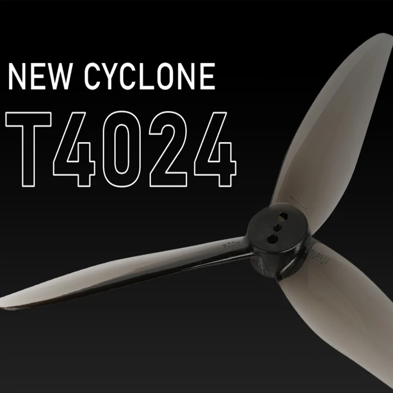 8 пар DALPROP CYCLONE T4024 3-лопастной 4-дюймовый пропеллер 1,5 мм CW CCW Motor FPV Props для FPV Freestyle Drone Parts LR4
