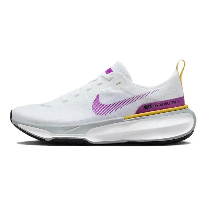 Женские кроссовки Nike ZoomX Invincible Run 3, белые, ярко-фиолетовые, DR2660-101