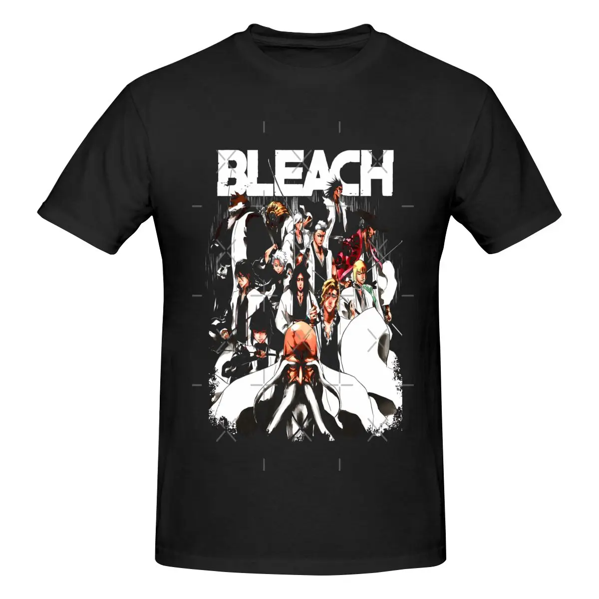 Мужская футболка Funny BLEACH GOTEI 13. Топы с принтом свободные и облегающие женские футболки.