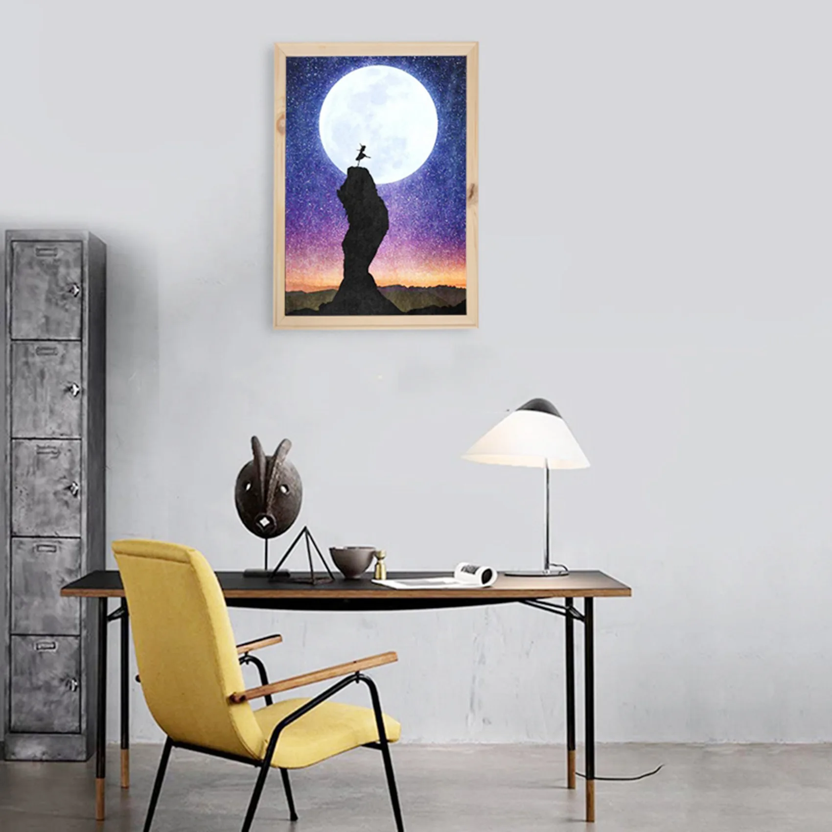 Фото 40X50 см деревянная рамка DIY фоторамки искусство подходит для домашнего декора живопись цифровые картины №5