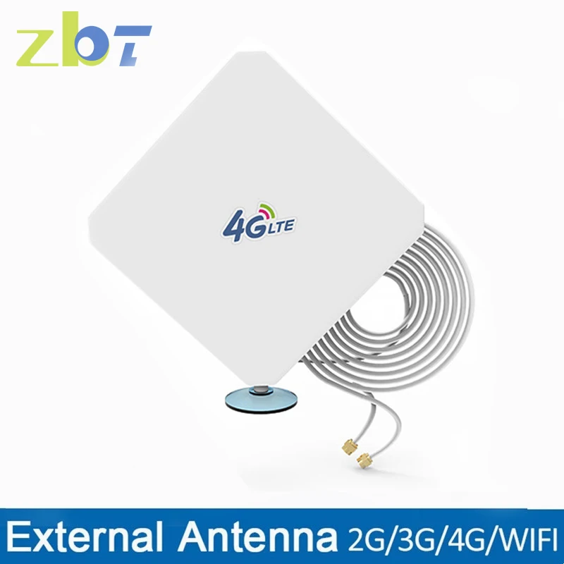 Внешняя Wi-Fi антенна с высоким коэффициентом усиления 4G, всенаправленная широкополосная MIMO SMA TS9 CRC9, 3 метра RG174, уличная антенна для маршрутизатора