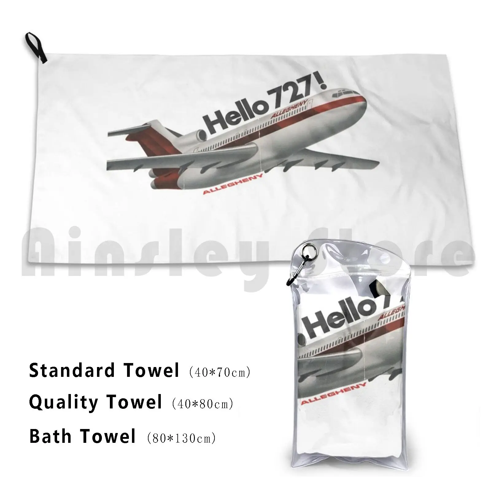 Полотенце Hello 727!-Boeing 7227 Дизайн 3112 Boeing 727 B727 Авиационный самолет Boeing 7227