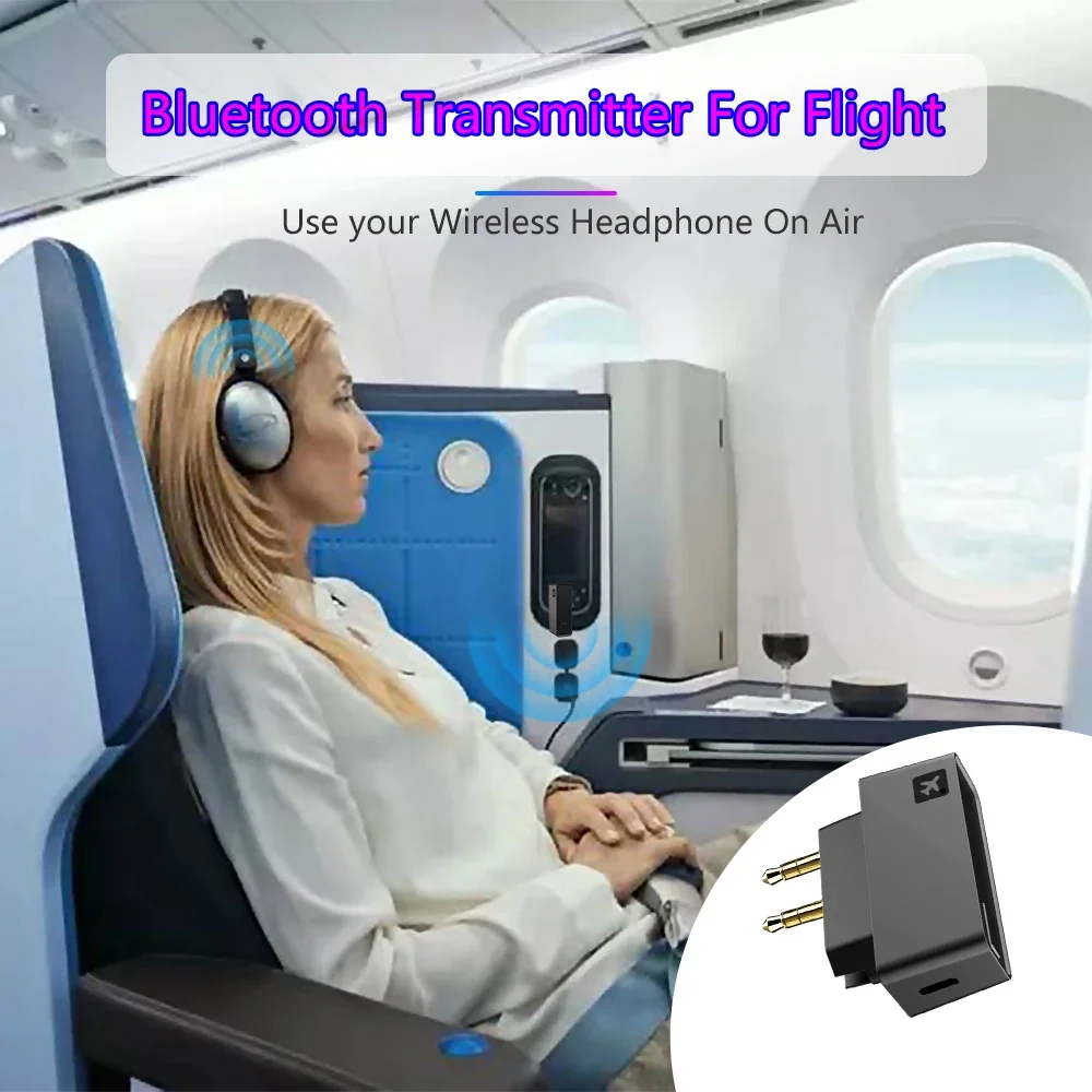Bluetooth 5,0 адаптер полета самолета беспроводной передатчик для наушников JBL Live 200BT 400BT 500BT 460NC 650BTNC 660NC (art.: 3920c92f0aed4) - 3920c92f0aed4